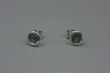 Load image into Gallery viewer, #1546, Wet Set Rough Sapphire Studs, Large

