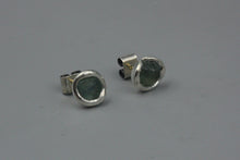 Load image into Gallery viewer, #1546, Wet Set Rough Sapphire Studs, Large
