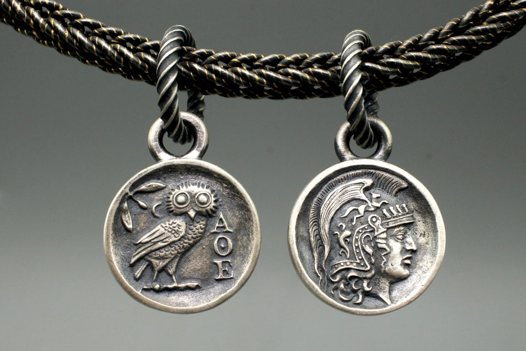 Athenian Tetradrachm Pendant -Bespoke-