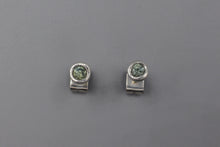 Load image into Gallery viewer, #1590, Wet Set Sapphire Studs, Small
