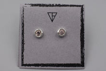 Load image into Gallery viewer, #1592, Wet Set Sapphire Studs, Small
