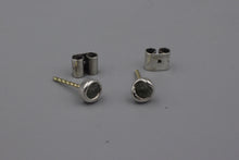 Load image into Gallery viewer, #1593, Wet Set Rough Sapphire Studs, Small
