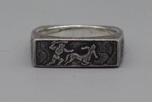 Load image into Gallery viewer, #1474, Heracles Fighting a Centaur, Size 13 1/2
