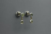 Load image into Gallery viewer, #1714, Wet Set Rough Sapphire Dangles
