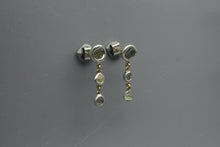 Load image into Gallery viewer, #1715, Wet Set Rough Sapphire Dangles
