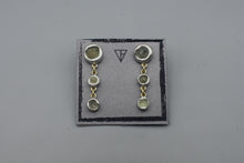 Load image into Gallery viewer, #1715, Wet Set Rough Sapphire Dangles
