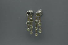 Load image into Gallery viewer, #1716, Wet Set Rough Sapphire Dangles
