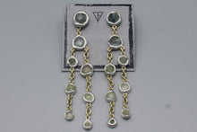 Load image into Gallery viewer, #1717, Wet Set Rough Sapphire Dangles
